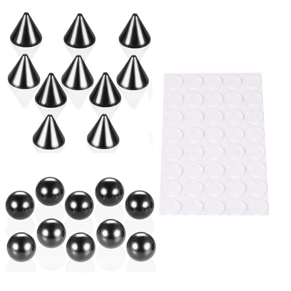 Body Jewelry And Earrings - เครื่องประดับร่างกายสำหรับผู้ชาย สแตนเลส พร้อมสติกเกอร์สำหรับต่างหู จิวจมูก จิวปากปลอม จิวคิ้ว