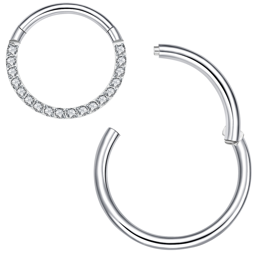 Conch Earring Hoop - 1PCS Septum Hoop Daith เครื่องประดับเจาะ G23