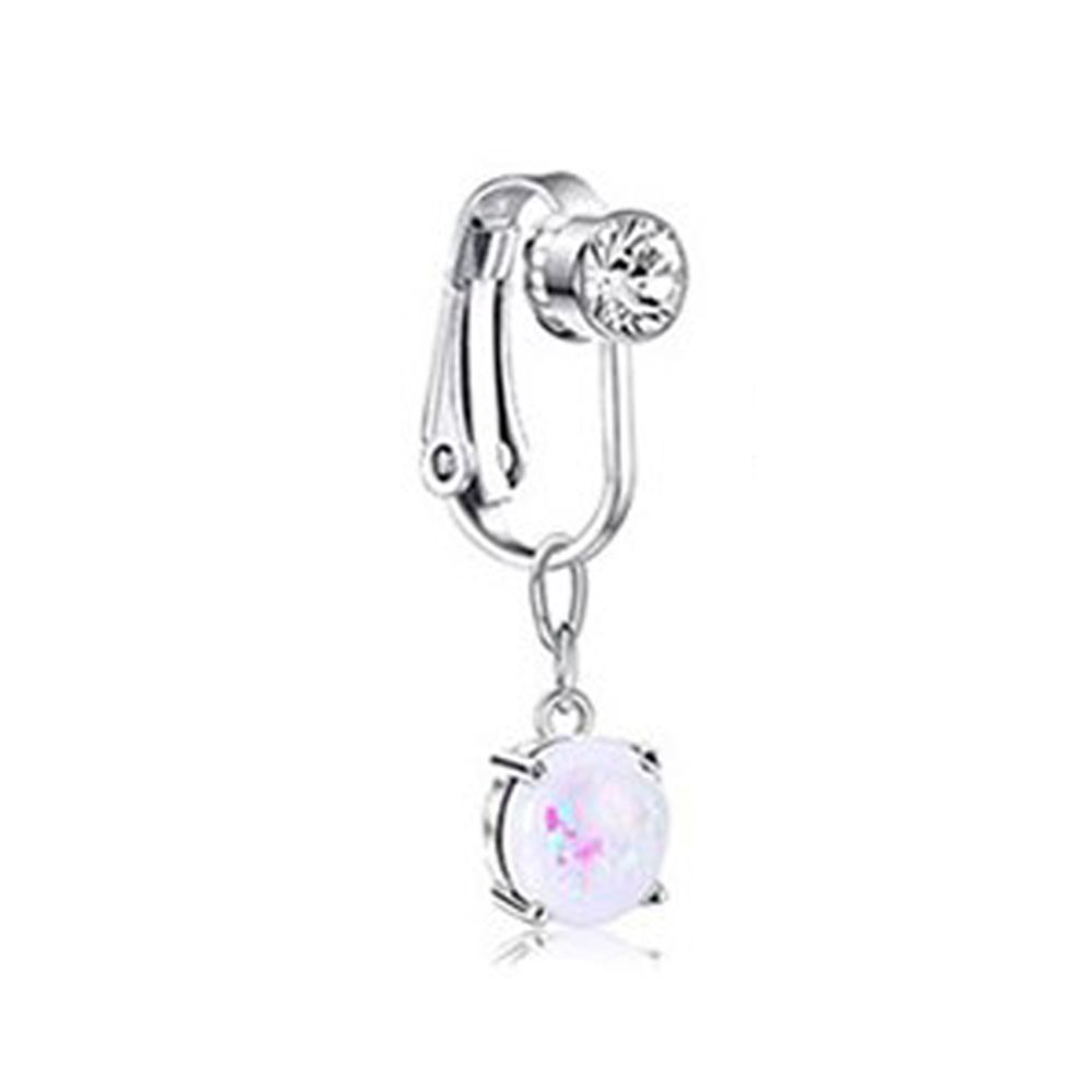 Body Jewelry And Earrings - เครื่องประดับผู้หญิง ต่างหูแบบหนีบ ต่างหูหนีบกระดูกอ่อน ไม่ต้องเจาะ แหวนสะดือปลอม แหวนสะดือปลอม