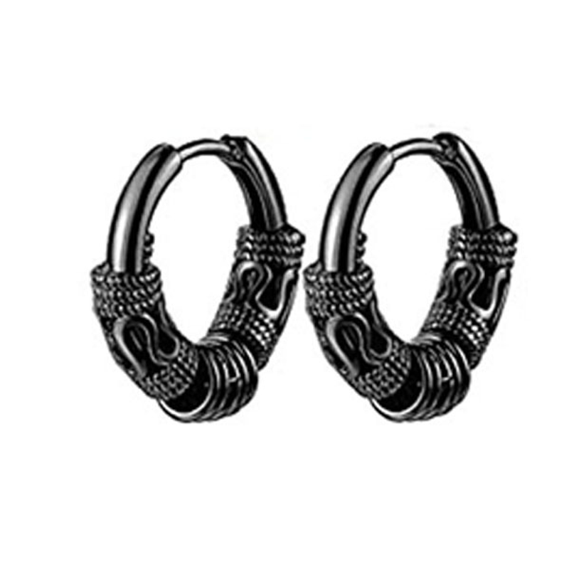 ต่างหูสแตนเลสสตีลสไตล์พังก์ EV - Conch Earring Hoop บทวิจารณ์และราคา