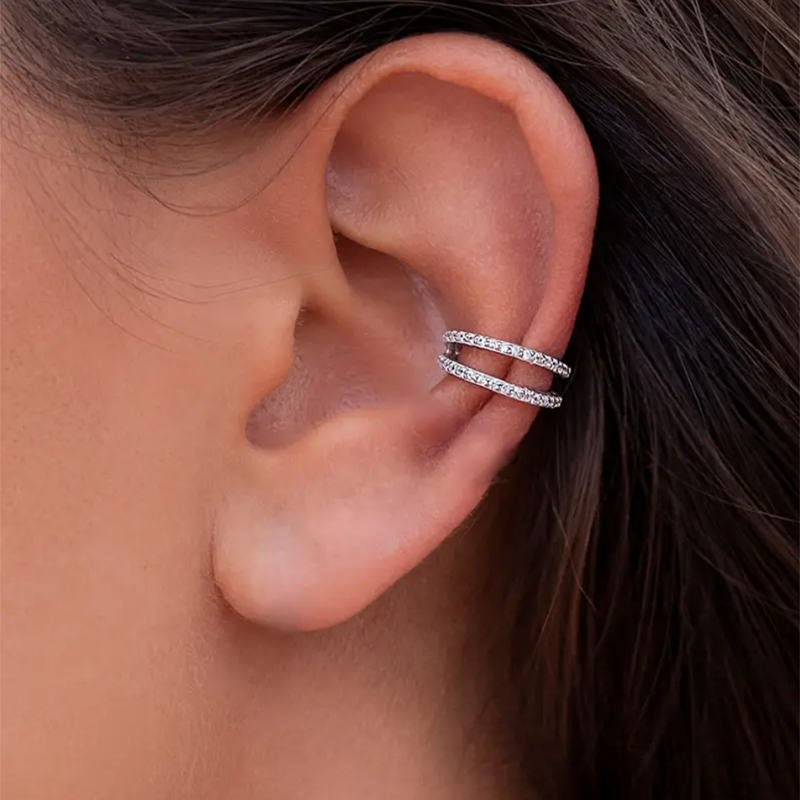 ต่างหูไทเทเนียม ASTM F136 แบบว - Conch Earring Hoop บทวิจารณ์และราคา