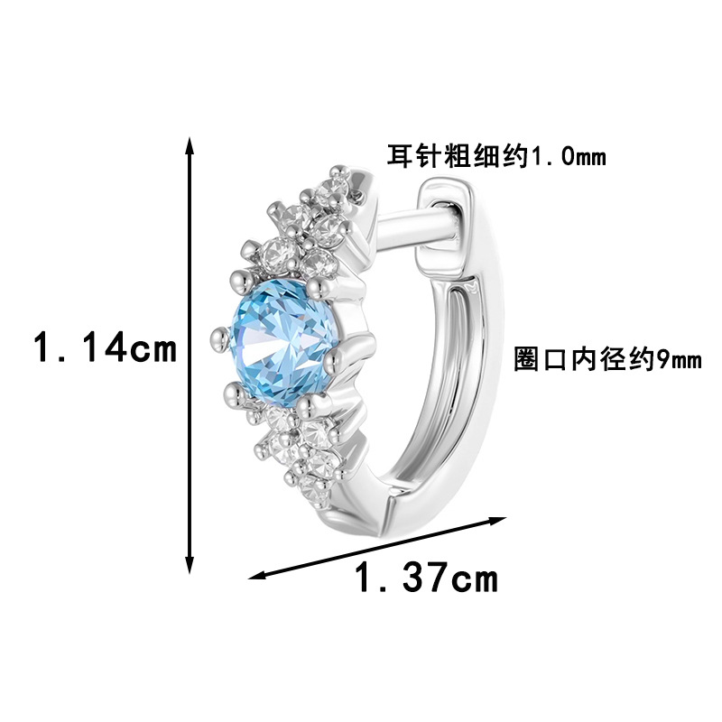 ต่างหูคริสตัลคิวบิกเซอร์โคเนีย - Conch Earring Hoop บทวิจารณ์และราคา