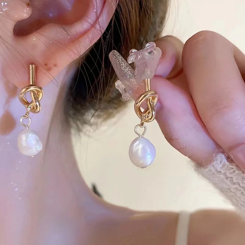 ต่างหูมุกทรงแบนสีทองสไตล์ฝรั่ง - Body Jewelry Flat Back บทวิจารณ์และราคา