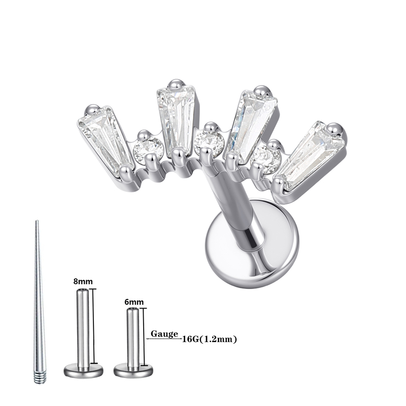 ต่างหูไทเทเนียม ASTM 1 ชิ้น สำ - Conch Earring Hoop บทวิจารณ์และราคา