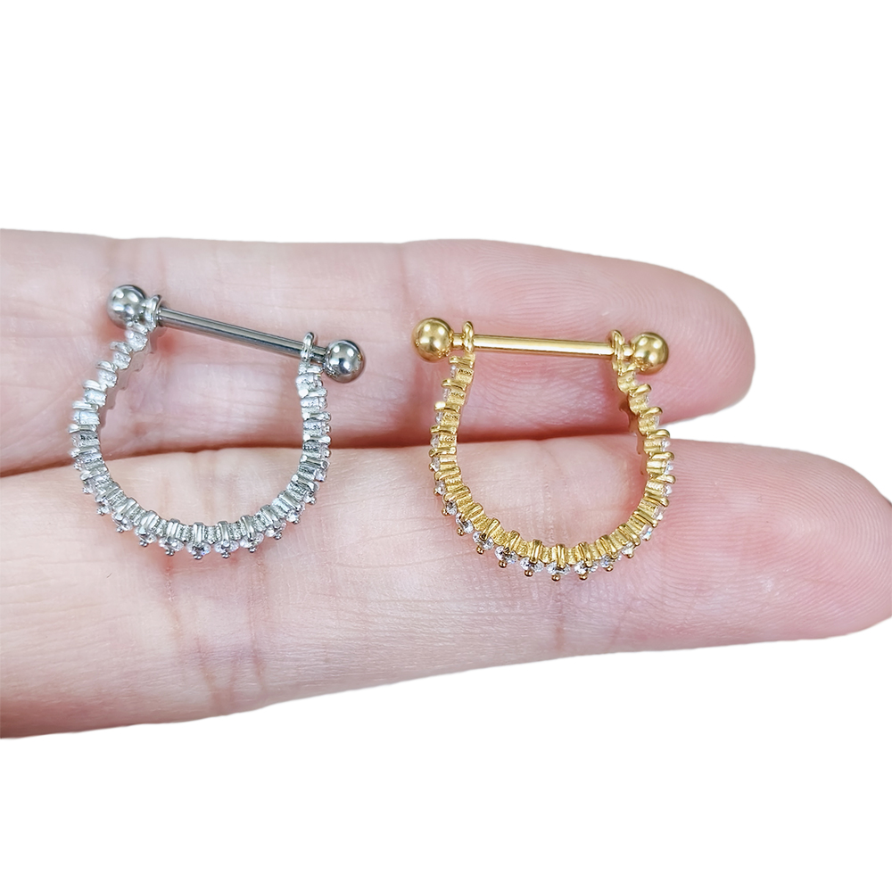 100% 316L ต่างหูสแตนเลสโลหะทรง - Conch Earring Hoop บทวิจารณ์และราคา