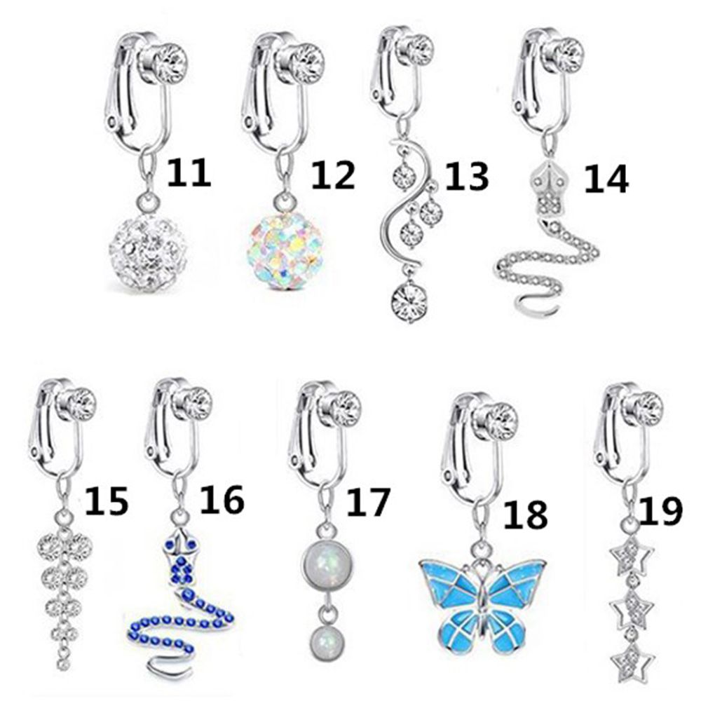 อุปกรณ์เสริมคลิปบนต่างหูกระดูก - Body Jewelry And Earrings บทวิจารณ์และราคา