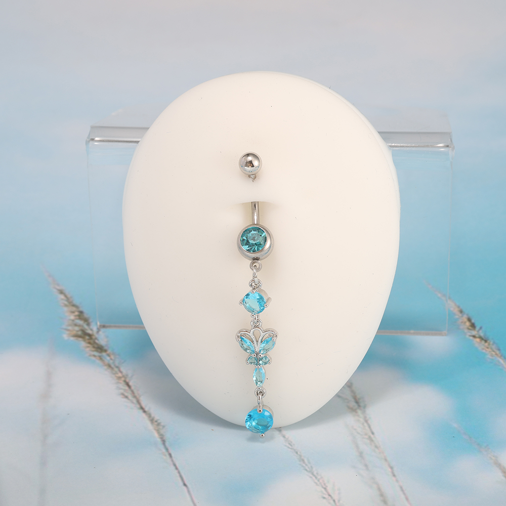 แหวนสะดือแบบห้อย 1 ชิ้น หลายแบ - Body Jewelry Co บทวิจารณ์และราคา