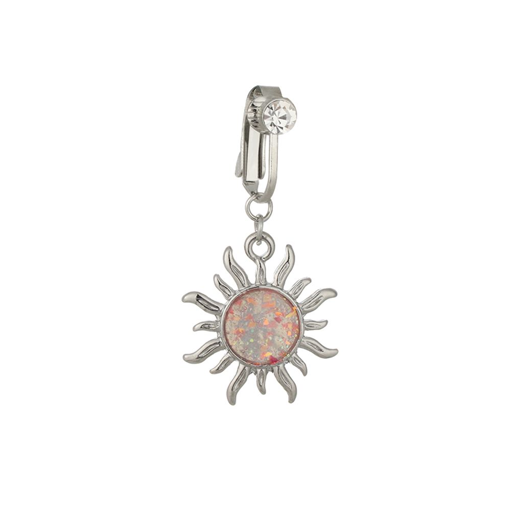 คลิปหนีบเจาะสะดือปลอมรูปผีเสื้ - Body Jewelry And Earrings บทวิจารณ์และราคา