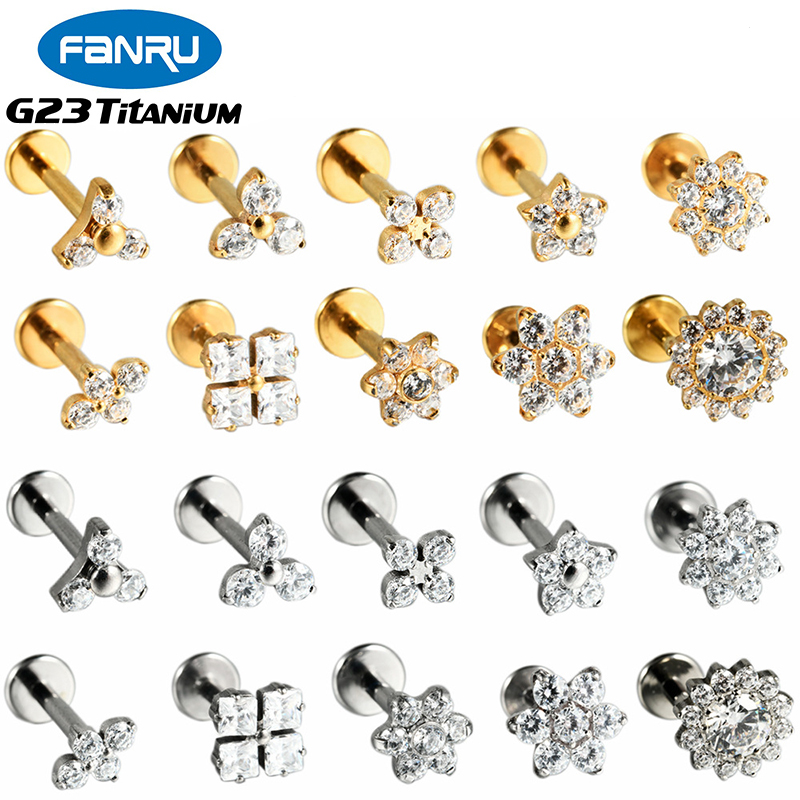 ต่างหูไทเทเนียม ASTM F136 G23  - Body Jewelry Internally Threaded บทวิจารณ์และราคา