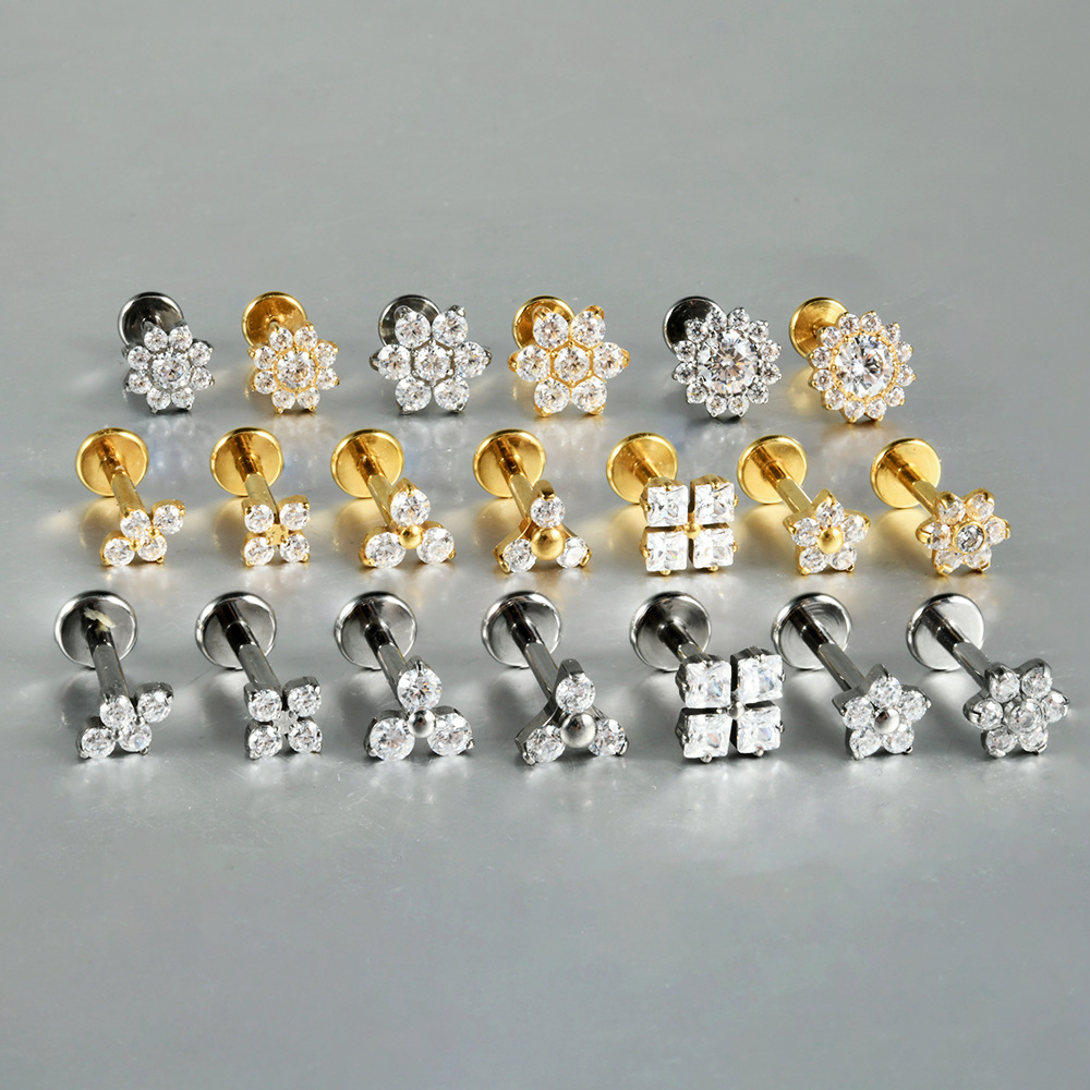 ต่างหูไทเทเนียม ASTM F136 G23  - Body Jewelry Internally Threaded บทวิจารณ์และราคา