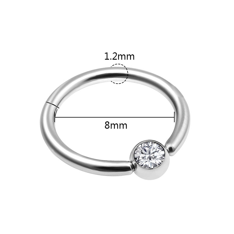1 ชิ้น แหวนจมูกสไตล์พังก์แบบคล - Body Jewelry And Earrings บทวิจารณ์และราคา