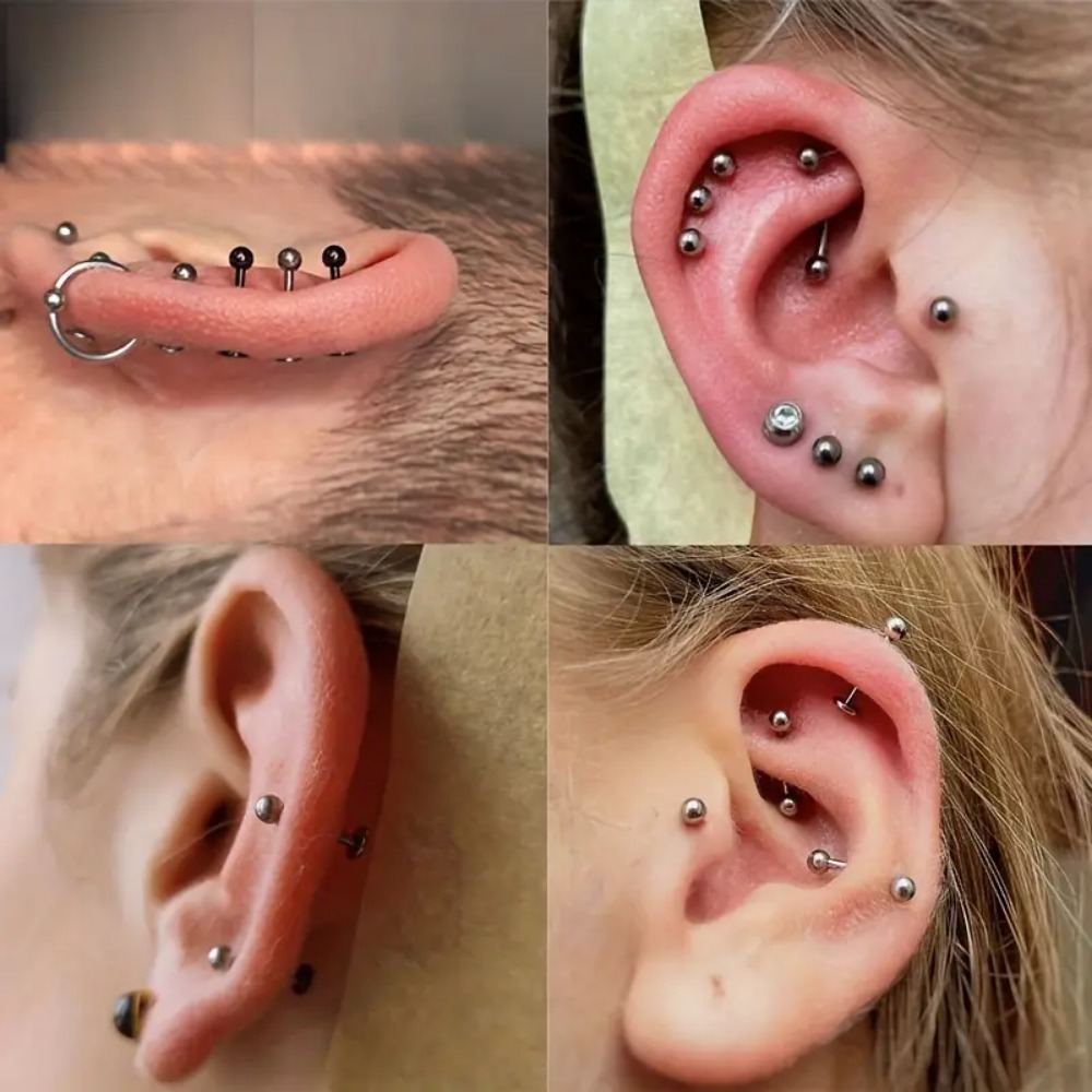 10pcs G23 ไทเทเนียมเกลียวภายใน - Body Jewelry Internally Threaded บทวิจารณ์และราคา