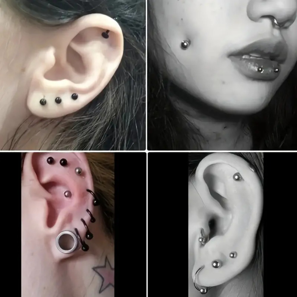 10pcs G23 ไทเทเนียมเกลียวภายใน - Body Jewelry Internally Threaded บทวิจารณ์และราคา