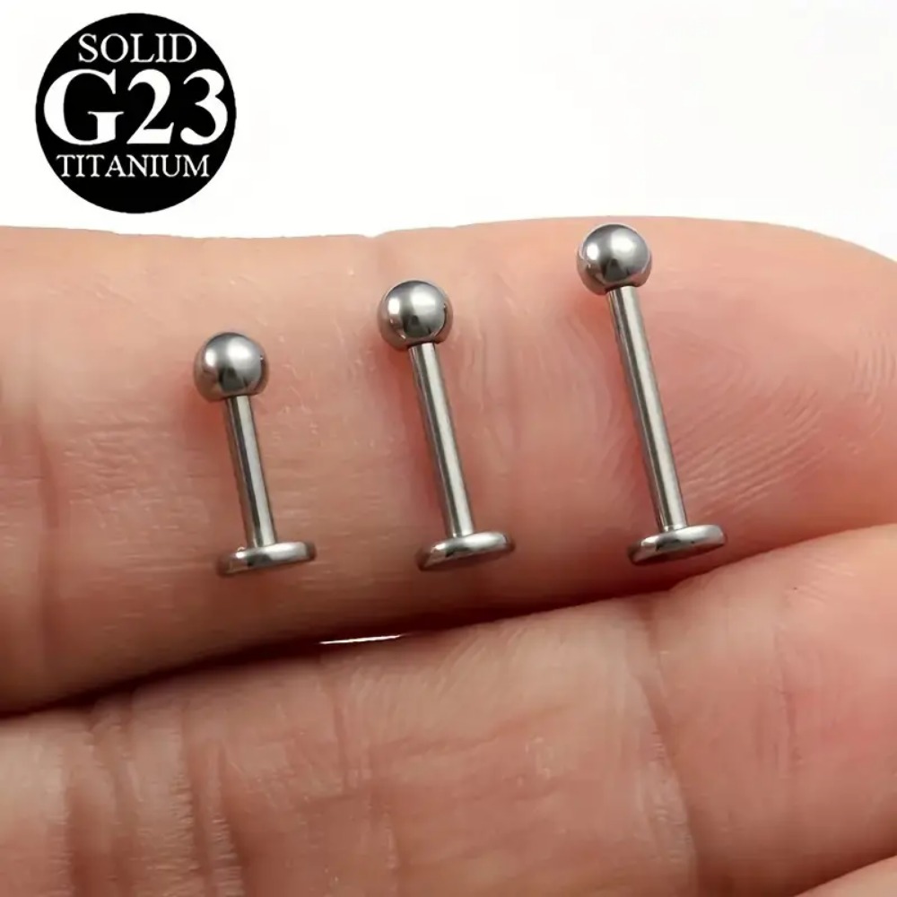 10pcs G23 ไทเทเนียมเกลียวภายใน - Body Jewelry Internally Threaded บทวิจารณ์และราคา