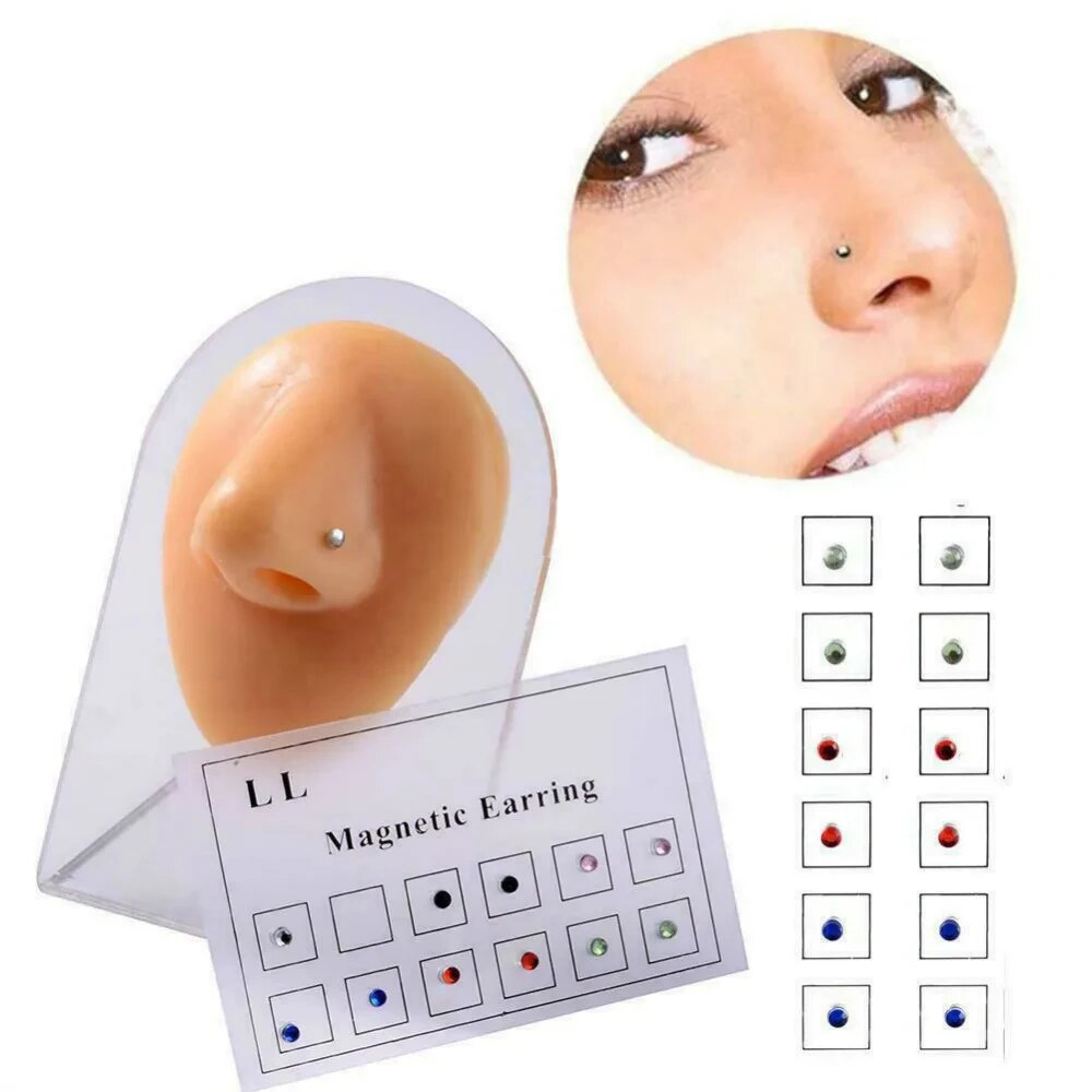 12 ชิ้น/การ์ดปลอม Cheater ไม่เ - Body Jewelry And Earrings บทวิจารณ์และราคา