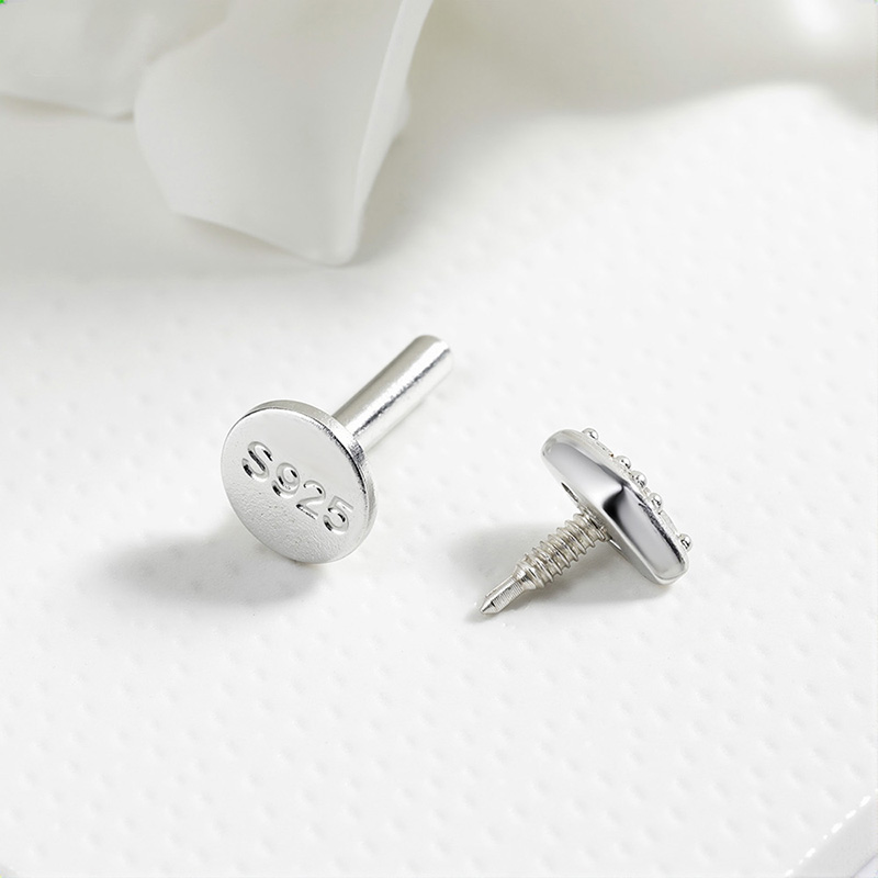 ต่างหูมอยส์ซาไนต์ Smyoue แท้ 1 - Body Jewelry Flat Back บทวิจารณ์และราคา