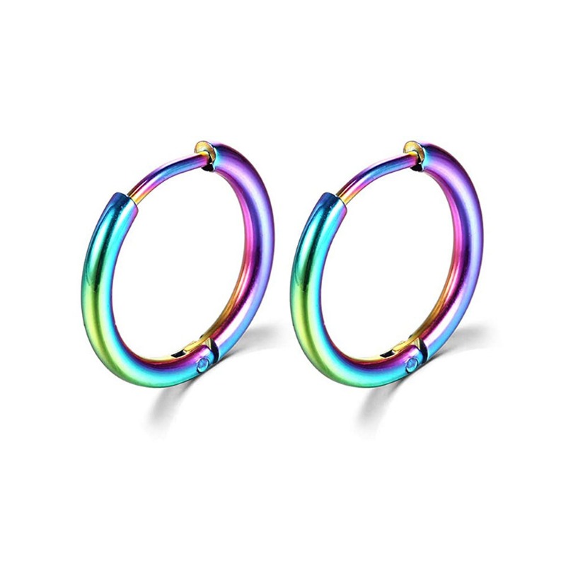 1 คู่ 316L สแตนเลสขนาดเล็ก Hoo - Conch Earring Hoop บทวิจารณ์และราคา