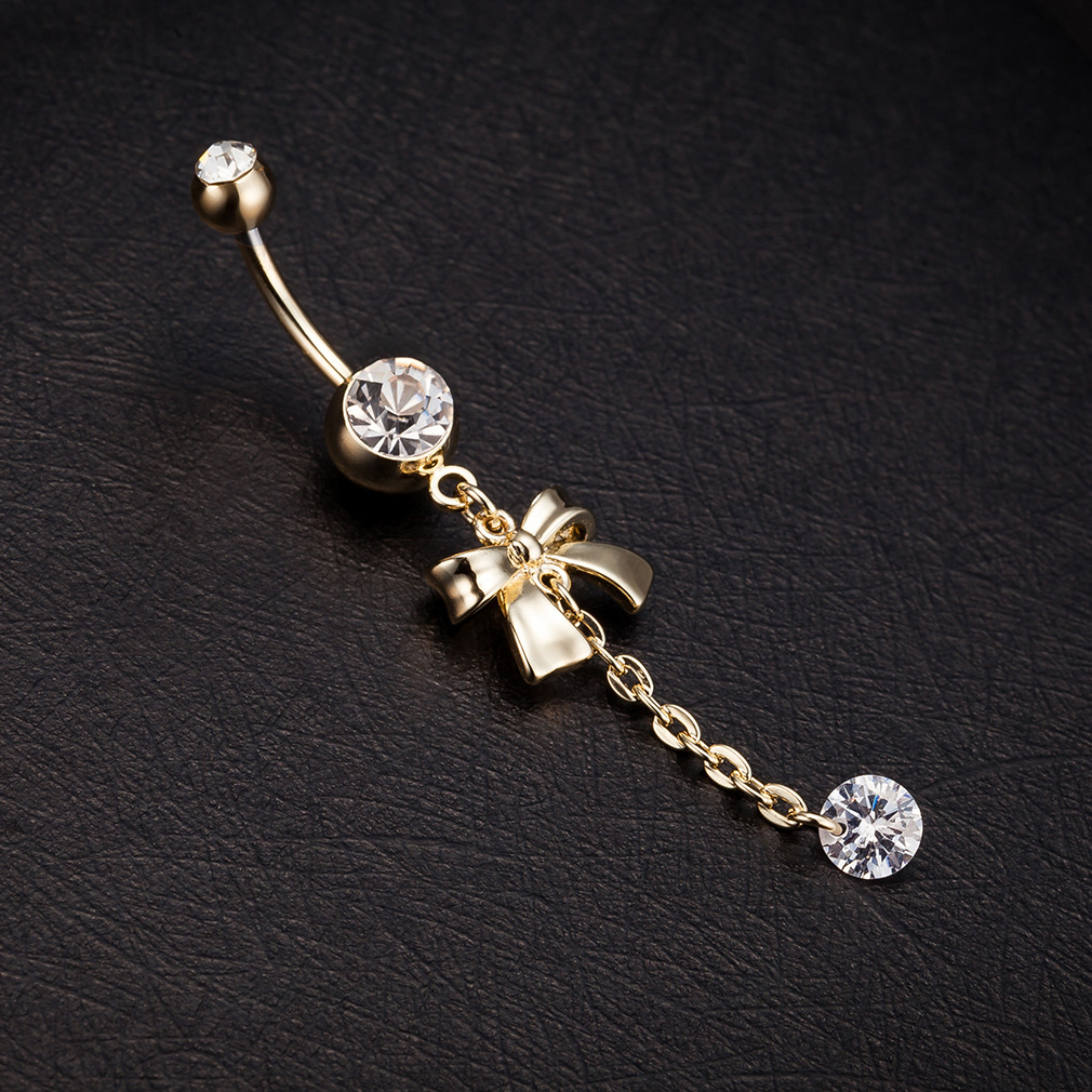 925 Silver Belly ปุ่ม Clear Di - Body Jewelry Internally Threaded บทวิจารณ์และราคา
