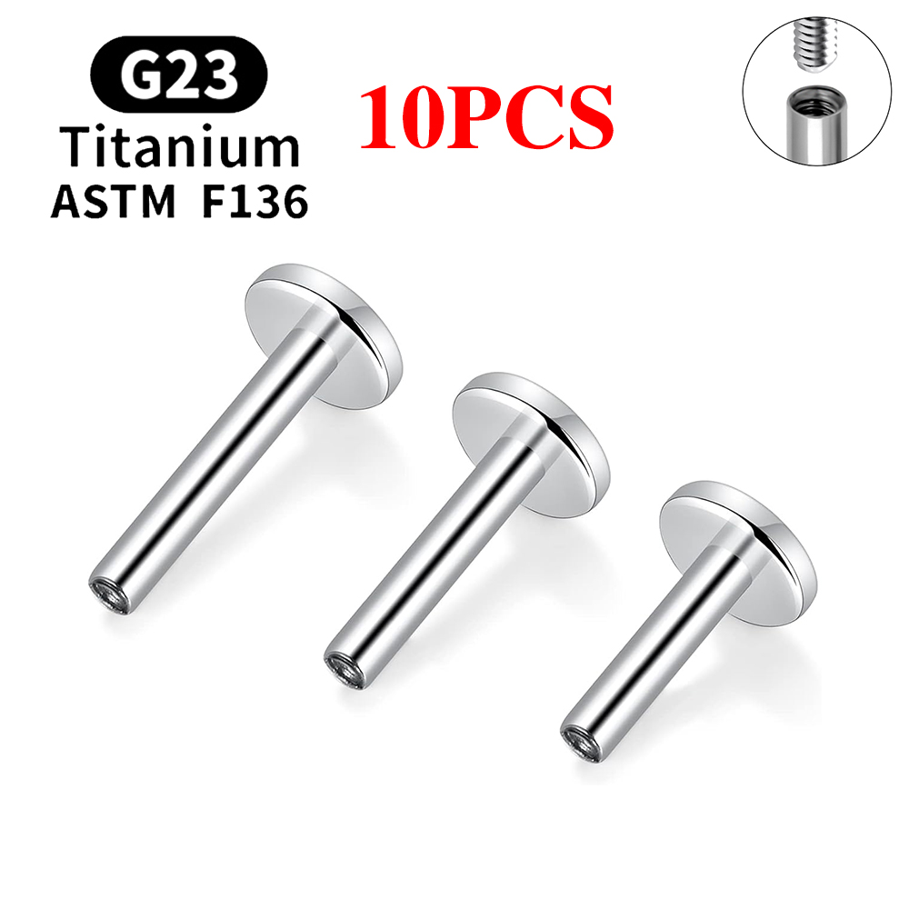 10PCS G23 ไทเทเนียมเจาะเกลียวภ - Body Jewelry Internally Threaded บทวิจารณ์และราคา