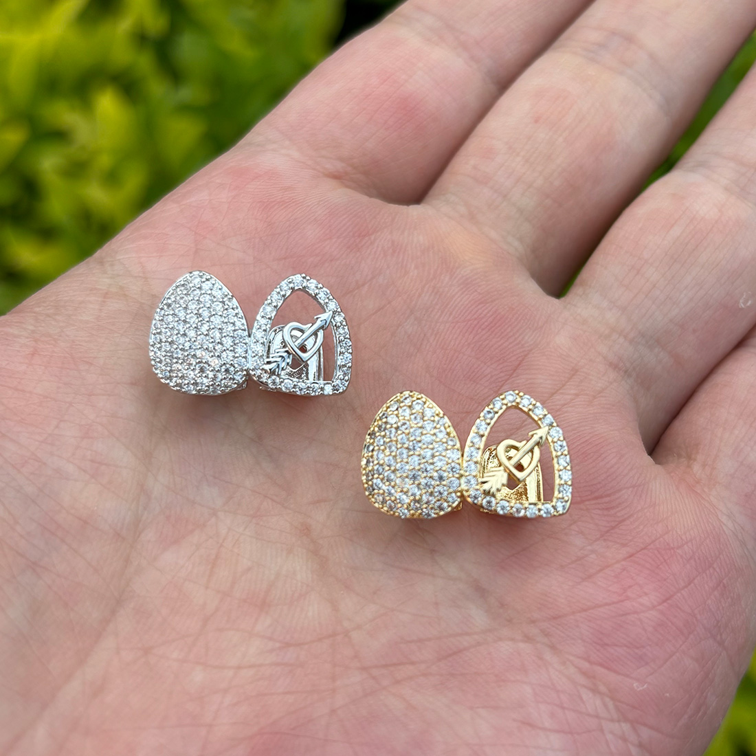 RACHELZ Hip Hop Double Love He - Body Jewelry Gold Plated บทวิจารณ์และราคา