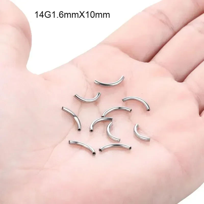 10 ชิ้น/ล็อต ASTM F136 ไทเทเนี - Body Jewelry Internally Threaded บทวิจารณ์และราคา