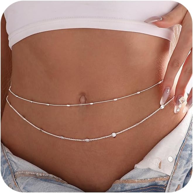 สร้อยคอประดับตัวผู้หญิงแบบกันน - Body Jewelry Gold Plated บทวิจารณ์และราคา
