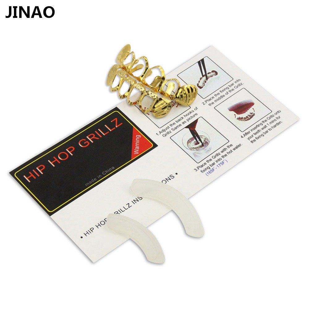 จิงโจ้ใหม่Fit D-ตัดGrillzชุดสี - Body Jewelry Gold Plated บทวิจารณ์และราคา