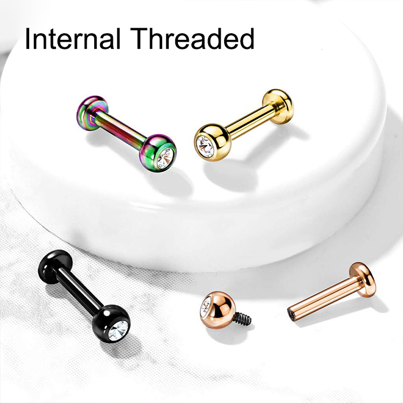 จิวเจาะริมฝีปาก/กระดูกอ่อน/หู/ - Body Jewelry And Earrings บทวิจารณ์และราคา