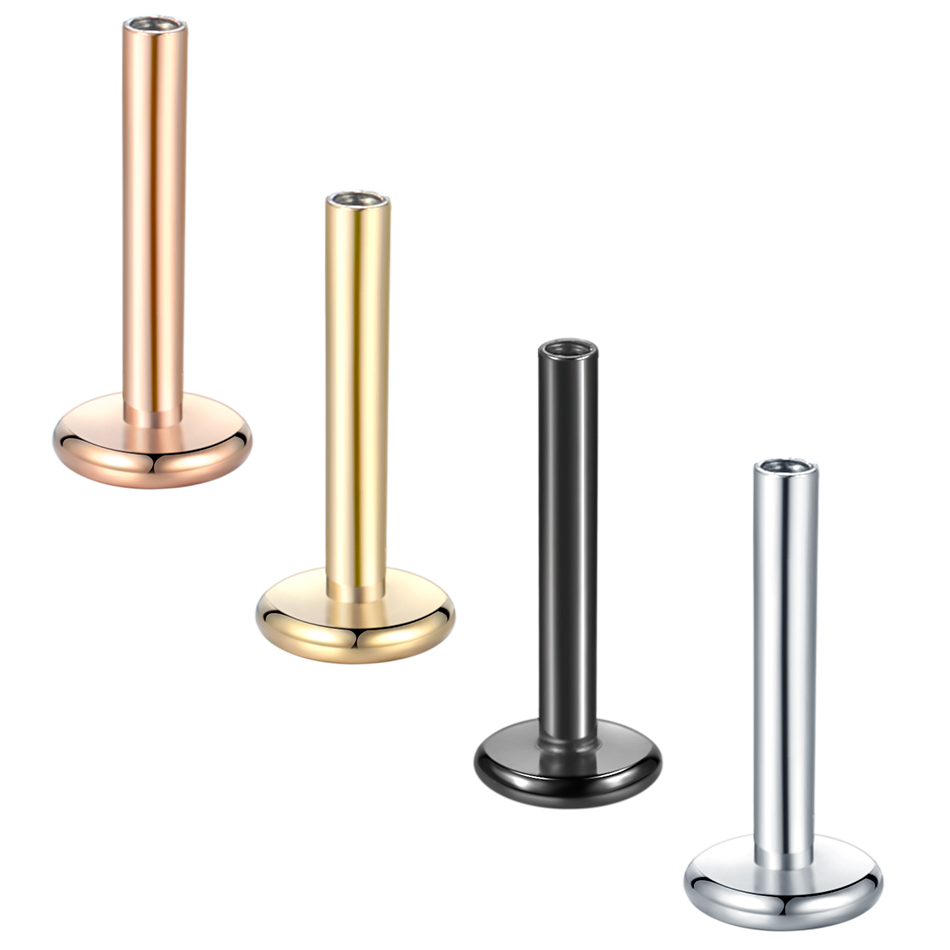 10ชิ้น/เซ็ตผ่าตัดเหล็ก Labret  - Body Jewelry Internally Threaded บทวิจารณ์และราคา