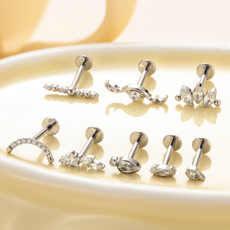 ต่างหูไทเทเนียม ASTM F136 G23  - Body Jewelry Internally Threaded บทวิจารณ์และราคา