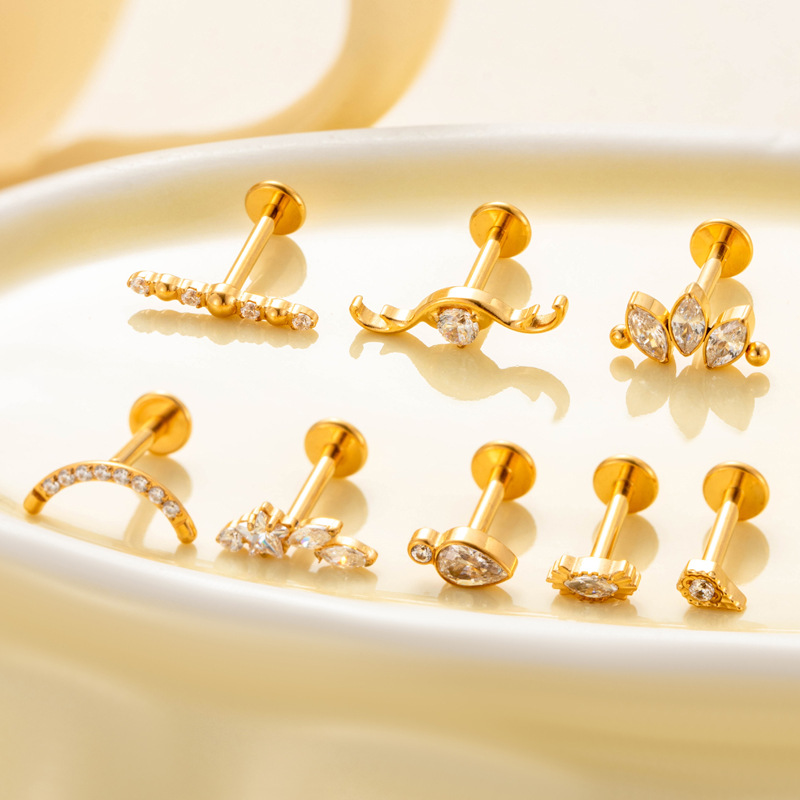 ต่างหูไทเทเนียม ASTM F136 G23  - Body Jewelry Internally Threaded บทวิจารณ์และราคา