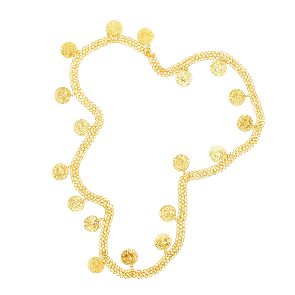 สร้อยคอโซ่คล้องไหล่แบบพู่ห้อยเ - Body Jewelry Gold Plated บทวิจารณ์และราคา