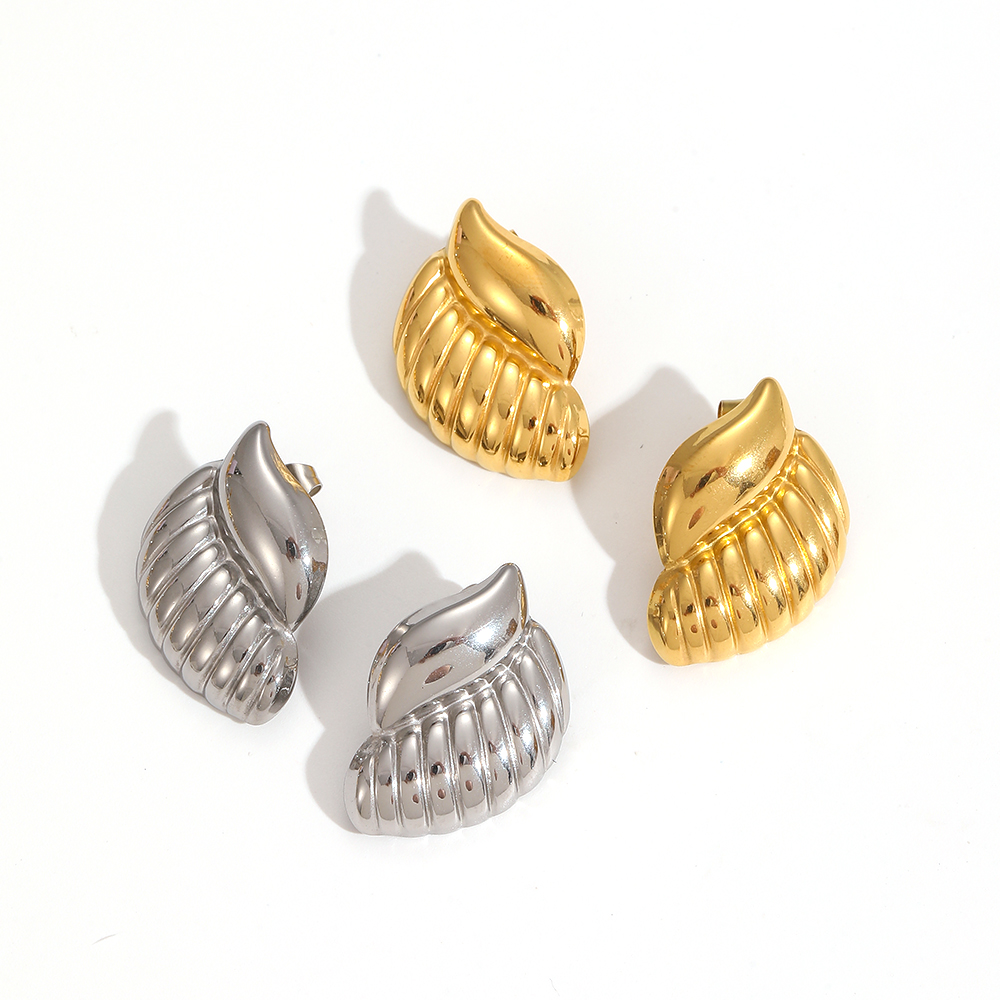 สินค้าใหม่แฟชั่นสแตนเลส Vintag - Conch Earring Hoop บทวิจารณ์และราคา