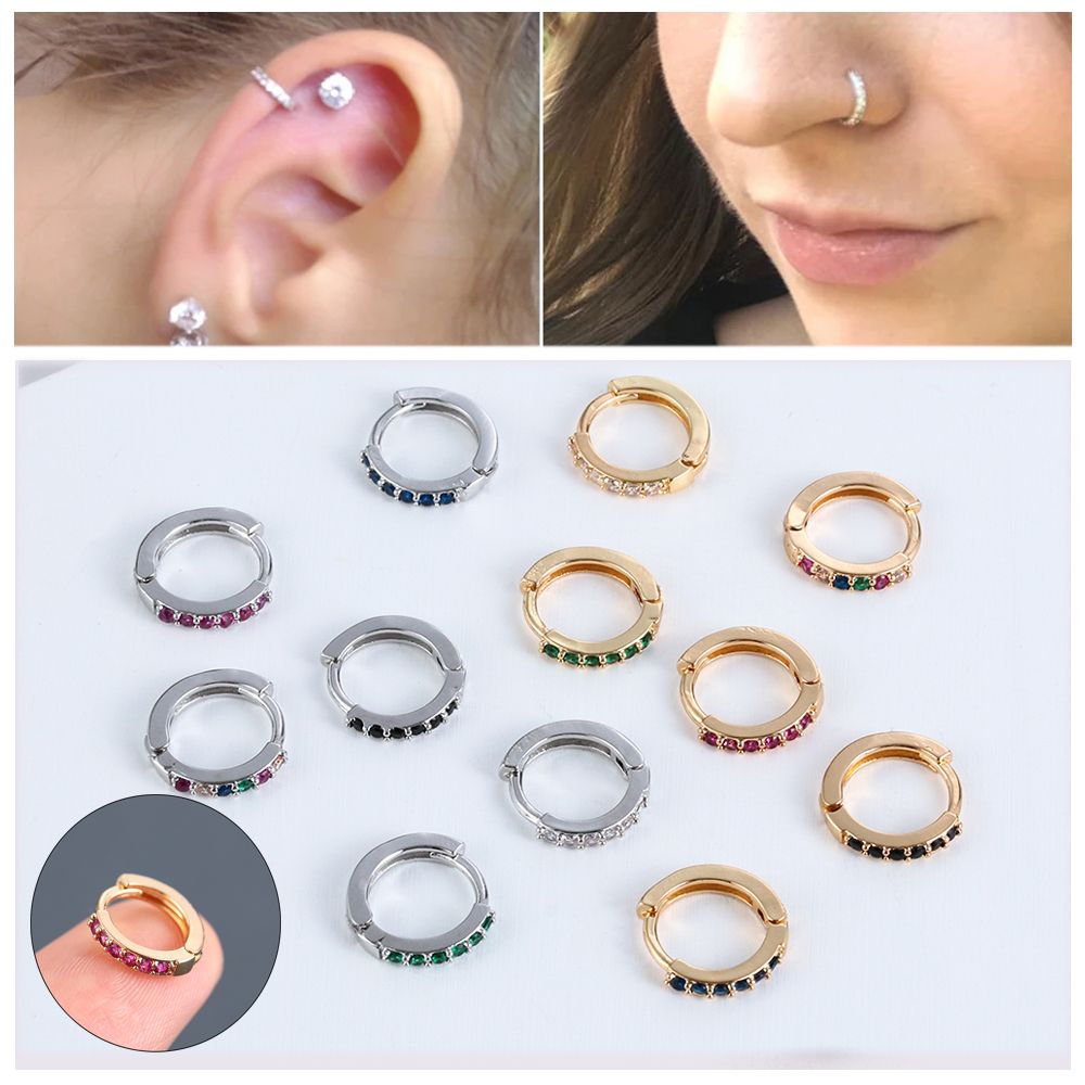 ต่างหูแบบห่วง Huggie Hoop สำหร - Conch Earring Hoop บทวิจารณ์และราคา
